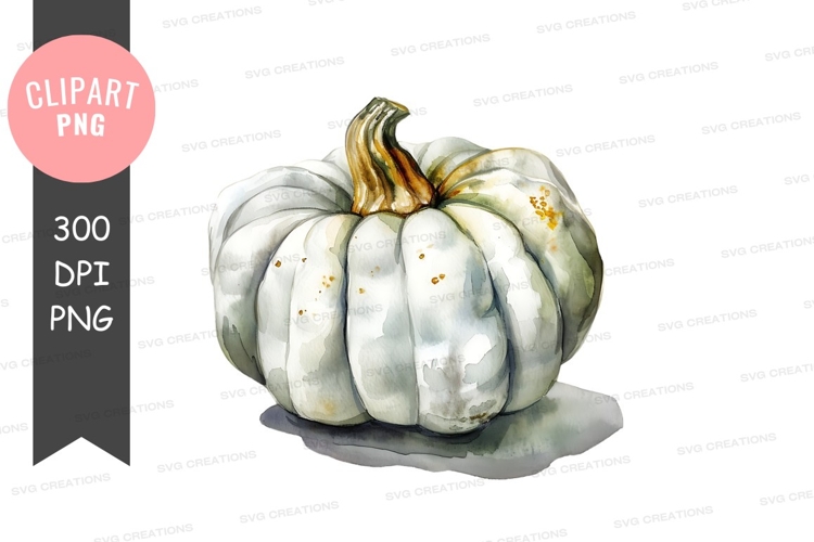 Watercolor pumpkin clipart png