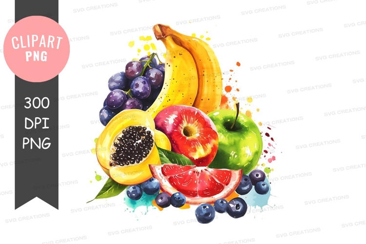 Vibrant fruit collection