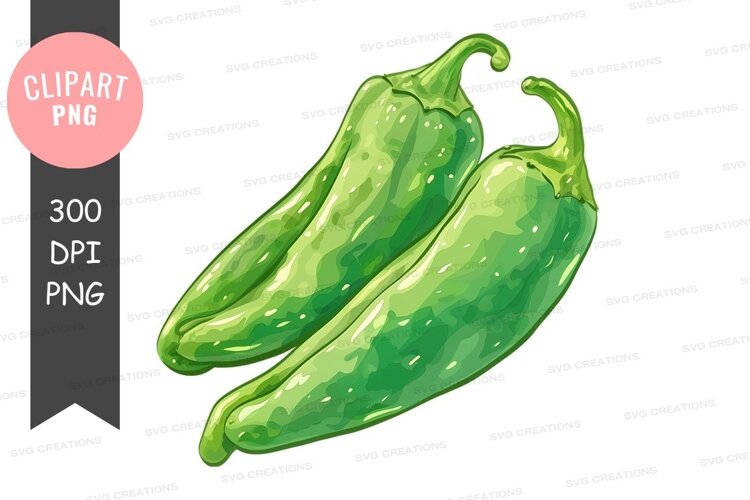 Green bell peppers clipart png example image 1