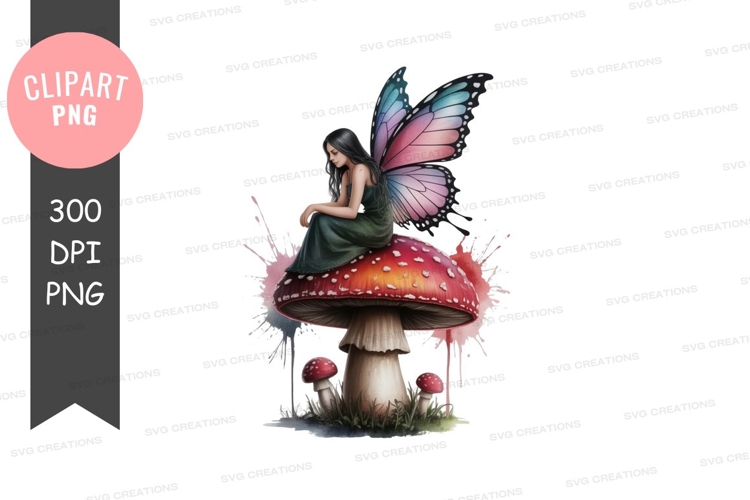 Fairy on a mushroom