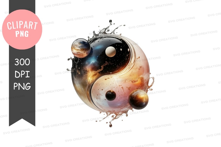 Yin Yang Clipart Image 7