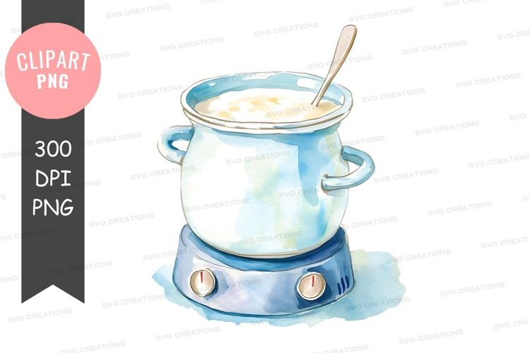 Cooking milk in a saucepan