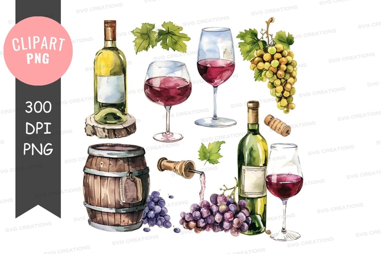Wine Clipart Image 6