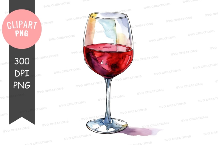 Wine Glass Illustration Image 3