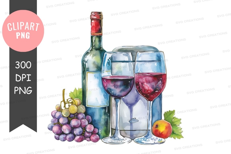 Wine Glasses Clipart Image 17