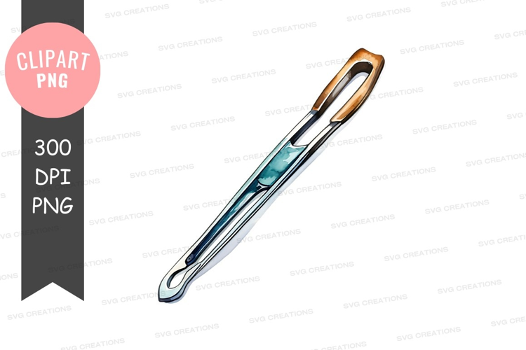 Metal kitchen tongs