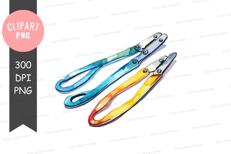Colorful pliers clipart png