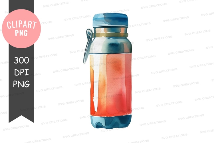 Water Bottle Clipart Image 2