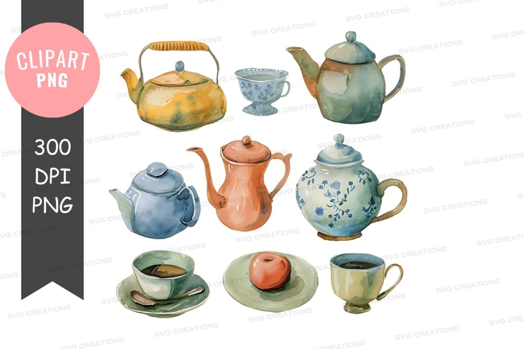 Teapot Clipart