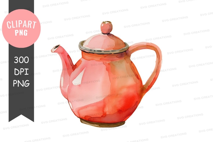 Teapot Clipart Image 2