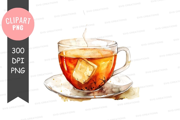 Steaming cup of tea