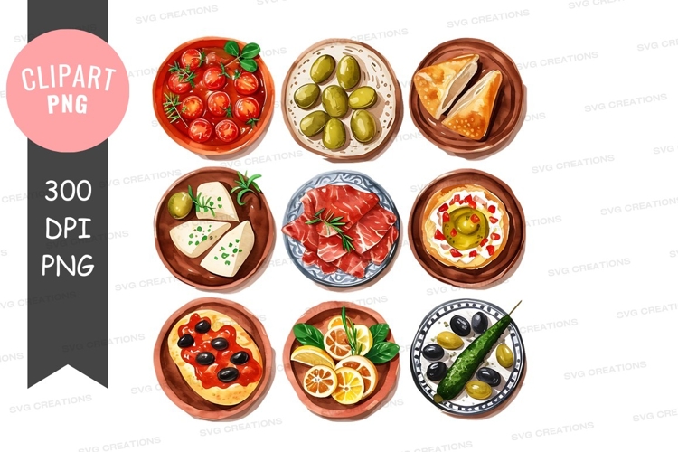 Mediterranean delights clipart png