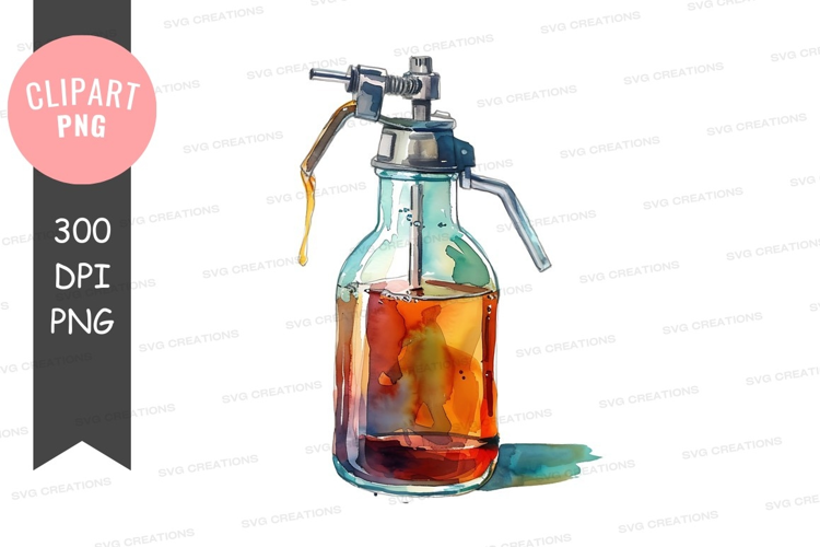 Laboratory glassware with liquid