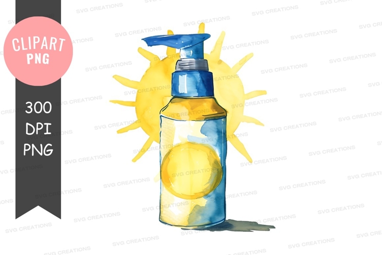 Sunscreen Clipart Image 16