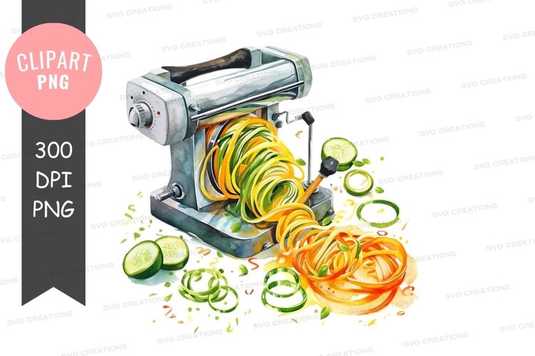 Pasta maker with vegetables example image 1