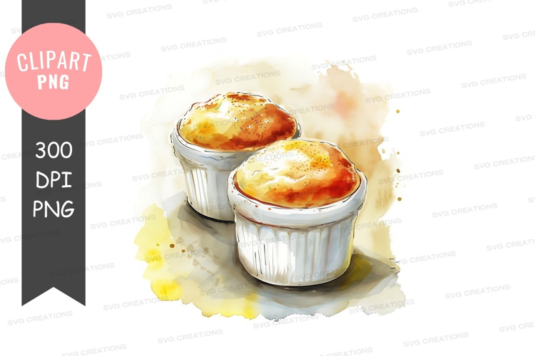 Delicious creamy souffle