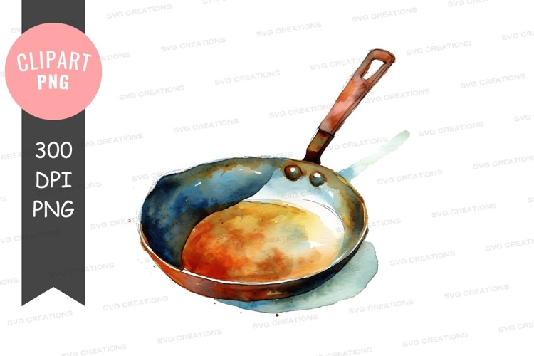 Frying Pan Clipart Image 16