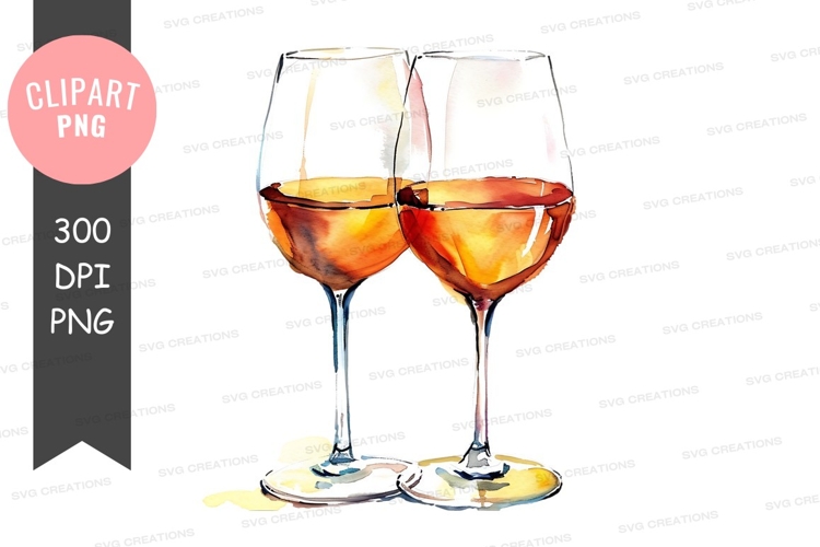 Wine Glasses Clipart Image 20