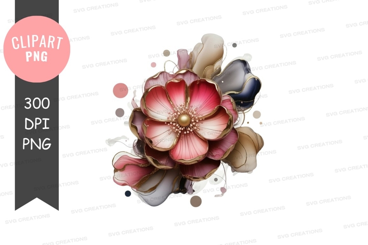 Pink Butterfly Clipart Image 6