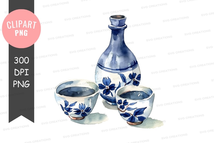 Blue Flower Clipart Image 11