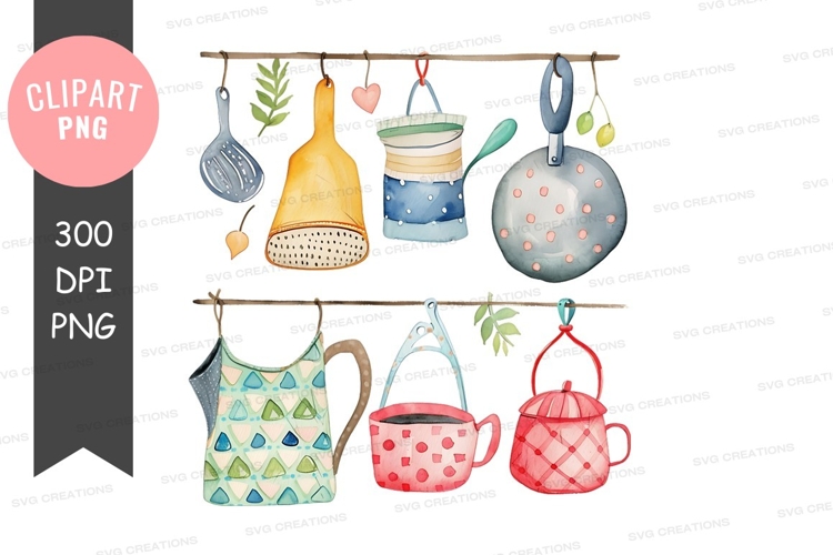 Kitchen Utensils Clipart Image 19