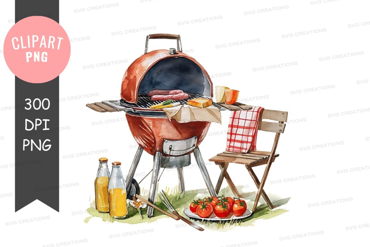 Summer bbq setup