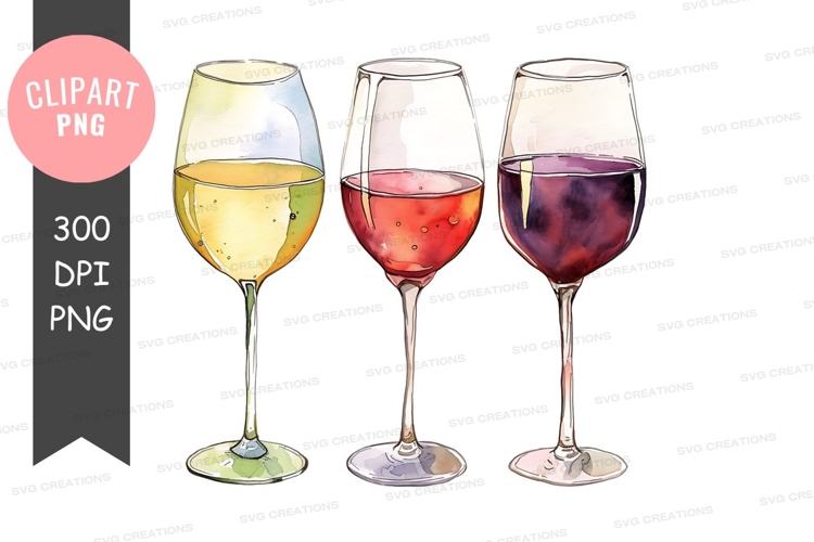 Wine Glasses Clipart Image 23
