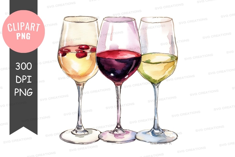 Wine Glasses Clipart Image 22