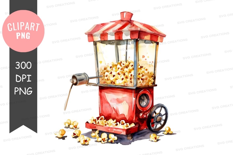 Vintage popcorn machine