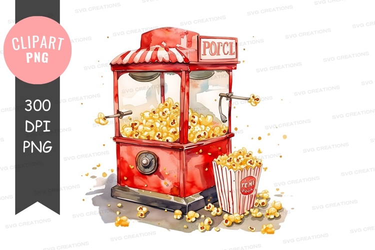 Popcorn Illustration Image 8