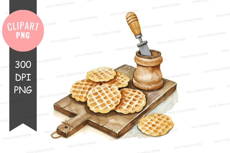 Waffles and turkish coffee