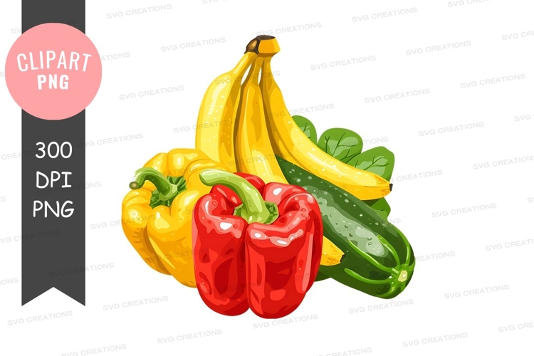Fruit and Vegetable Clipart Image 4