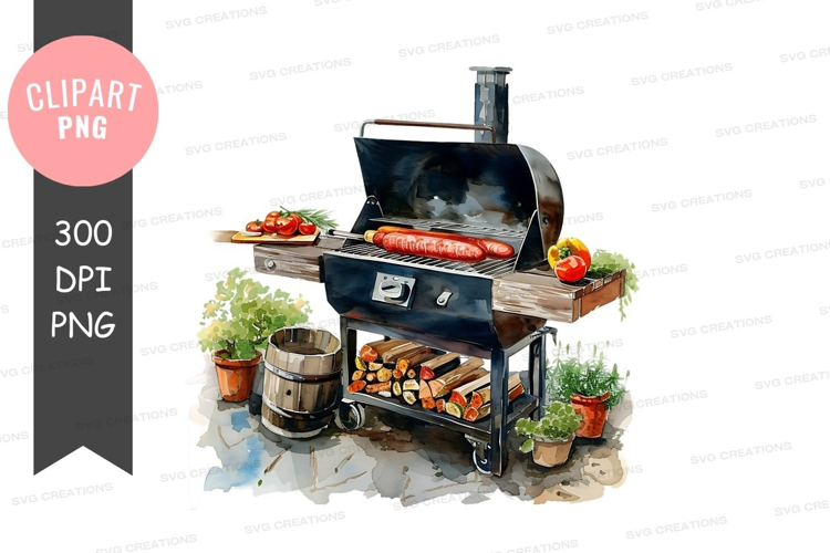 Outdoor grilling with fresh ingredients