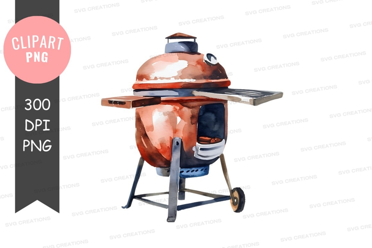 Outdoor ceramic kamado grill