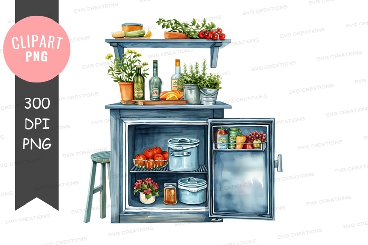 Kitchen pantry with fresh produce