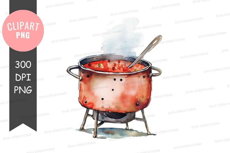 Cooking on a camp stove