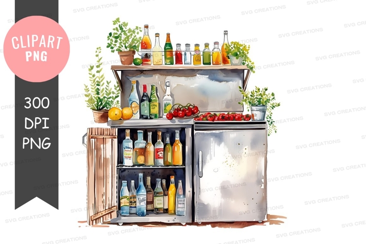 Kitchen pantry with condiments and vegetables