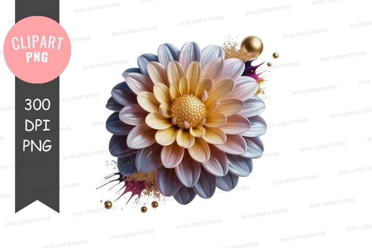 Lotus Flower Clipart Image 6