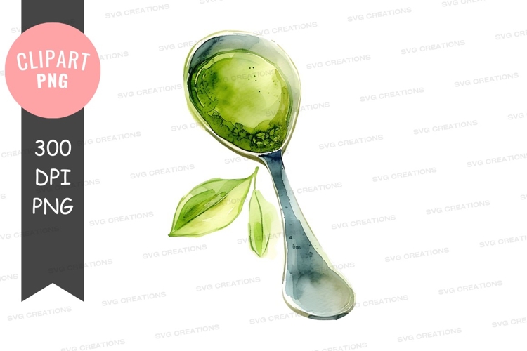 Green tea clip art