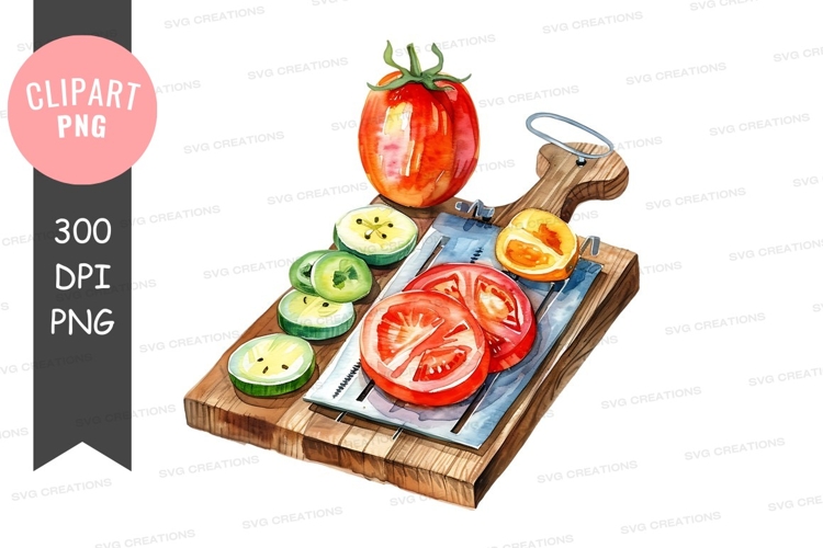 Fresh vegetables on a cutting board