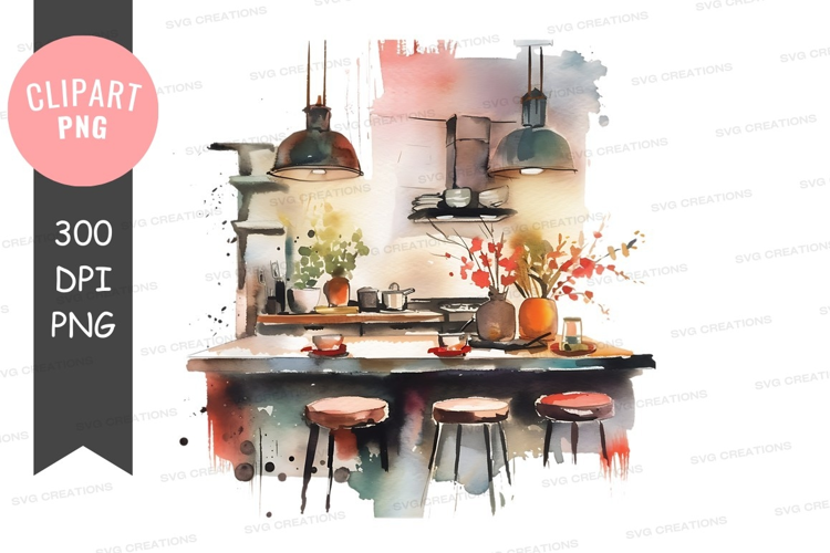 Cozy kitchen interior