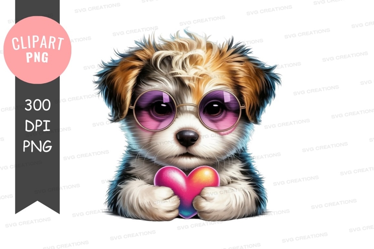 Blue Heart Clipart Image 6