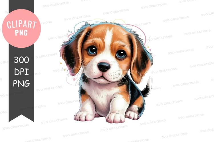 Cute Puppy Clipart Image 22