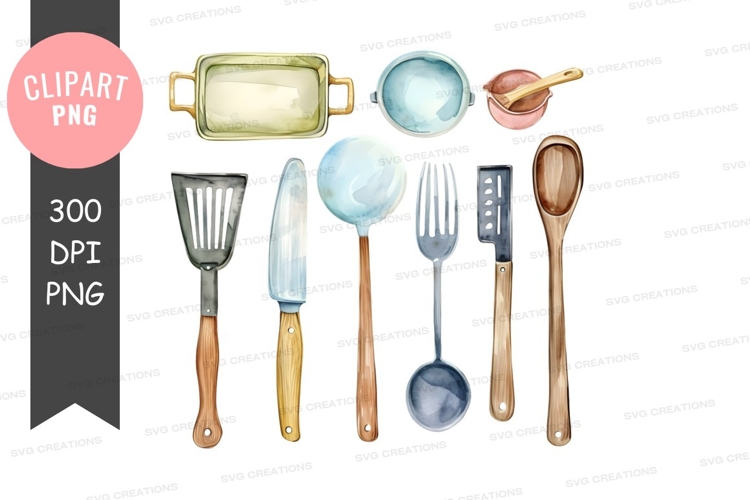 Kitchen Utensils Clipart Image 17