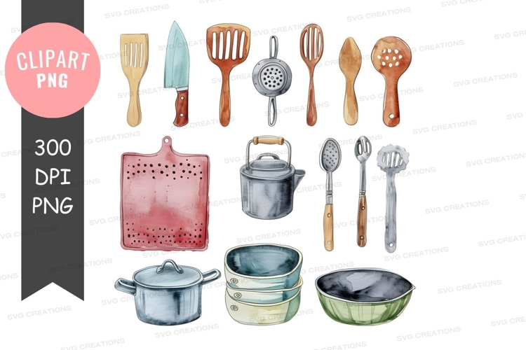 Kitchen Utensils Clipart Image 15