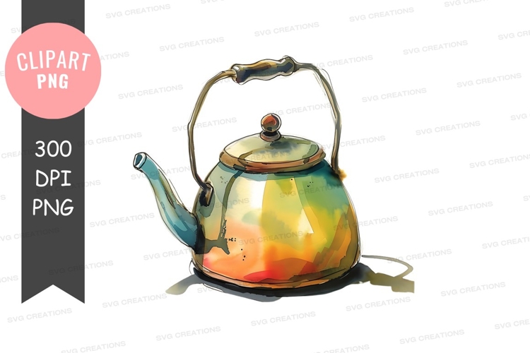 Teapot Clipart Image 20