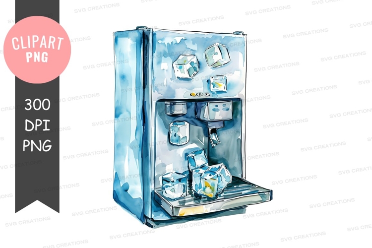 Ice maker machine clipart png
