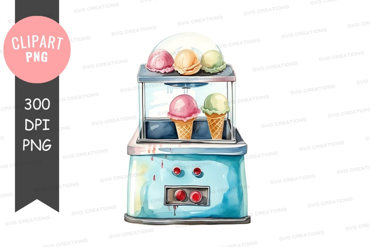 Ice cream vending machine