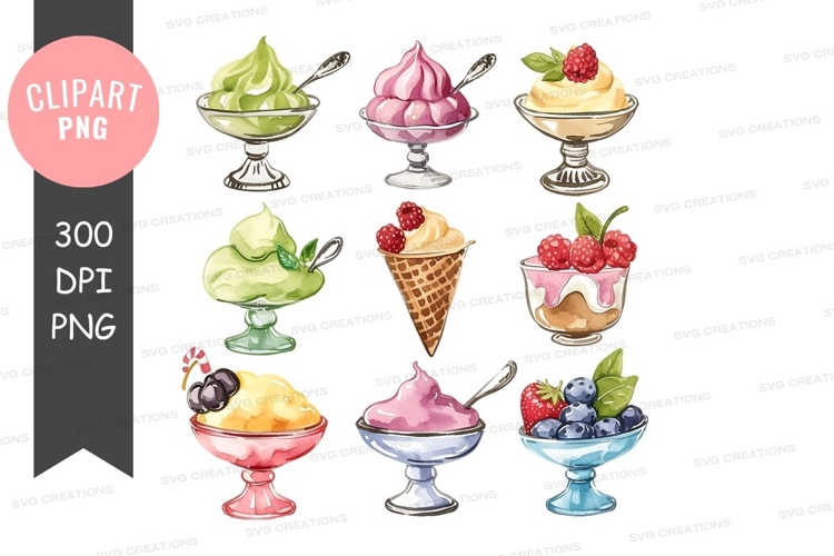Delightful ice cream collection