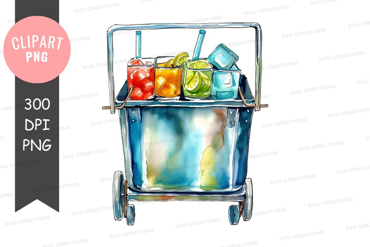 Summer drinks cart